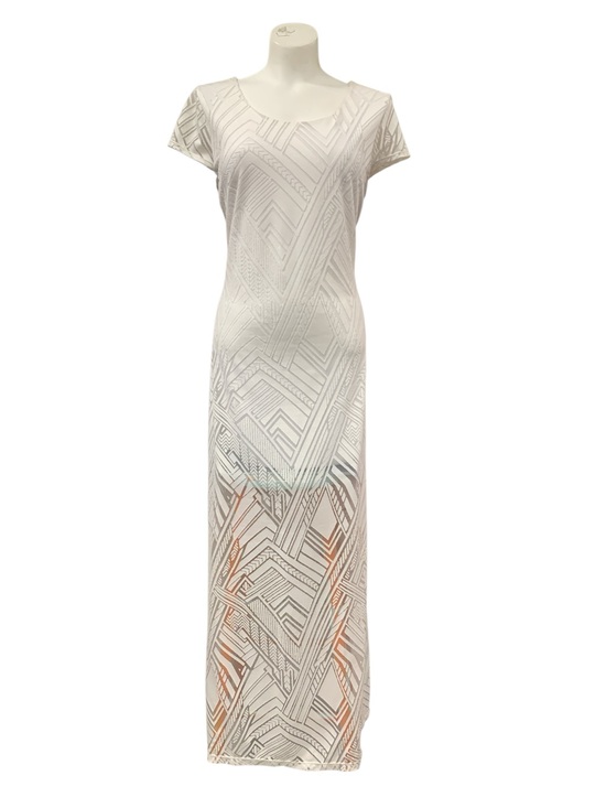 Tribal Dresses & Skirts - Tribal NWT White Sleeveless Knit Maxi Dress Size L